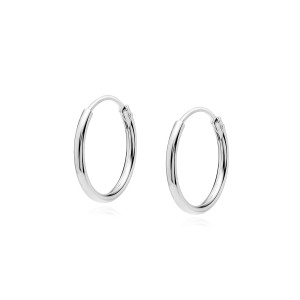 Cercei rotunzi argint Ø12 mm x 1,2 mm Creole DiAmanti KSZ1212ER-DIA (Argint 925‰ 0,5 g.)
